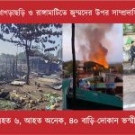 Communal attacks on Jummas in Dighinala, Khagrachari and Rangamati: 6 killed, many injured, 45 houses & shops destroyed