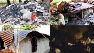যশোরে সংখ্যালঘুদের বাড়িঘরে আগুন ও লুটপাট