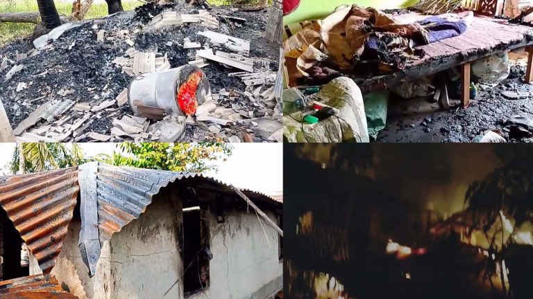 যশোরে সংখ্যালঘুদের বাড়িঘরে আগুন ও লুটপাট