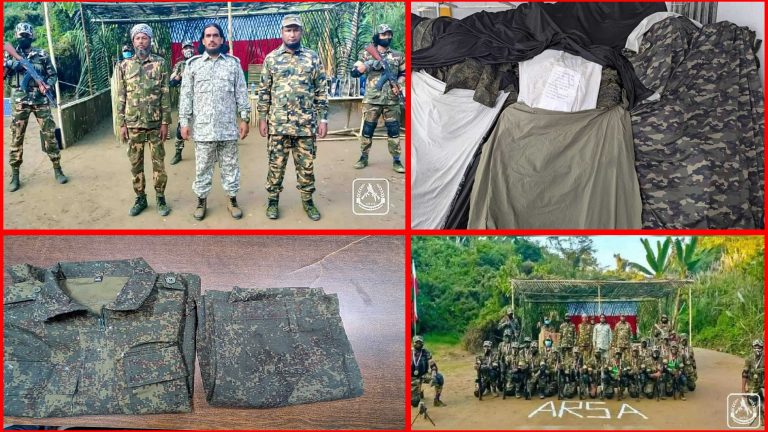 চট্টগ্রামে আটককৃত ইউনিফর্ম আরসা, আরএসও ও কেএনএফের?