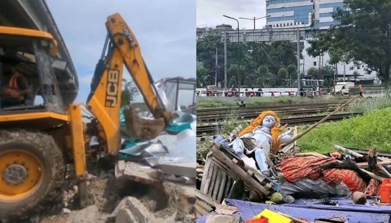 বিনা নোটিশে খিলক্ষেত সার্বজনীন দূর্গামন্দির বুলডোজার দিয়ে গুড়িয়ে দেয়ায় ঐক্য পরিষদের তীব্র নিন্দা ও ক্ষোভ