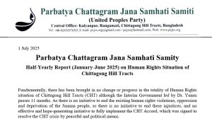 315 Jummas subjected to human rights violations: PCJSS’s half-yearly report