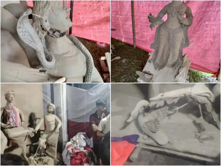 কুষ্টিয়ায় দুর্বৃত্তদের কর্তৃক বিভিন্ন মন্দিরে প্রতিমা ভাঙচুর