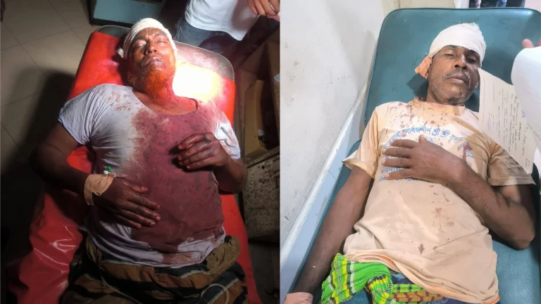 বগুড়ায় মুসলিম বাঙালি কর্তৃক জোরপূর্বক আদিবাসীদের পুকুর বেদখল, মাছ লুট ও মারধরের অভিযোগ