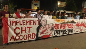 ঢাকায় “দ্রোহের ক্যানভাস”-এ ফুটে উঠল খাগড়াছড়িতে আদিবাসী কিশোরী ধর্ষণ এবং সাম্প্রদায়িক হামলার প্রতিবাদ