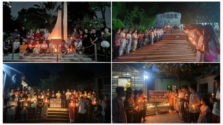 দীঘিনালা, খাগড়াছড়ি ও রাঙ্গামাটিতে জুম্মদের ওপর সাম্প্রদায়িক হামলার এক বছর: নিহতদের স্মরণে বিভিন্ন স্থানে স্মরণসভা ও মোমবাতি প্রজ্জ্বলন অনুষ্ঠিত