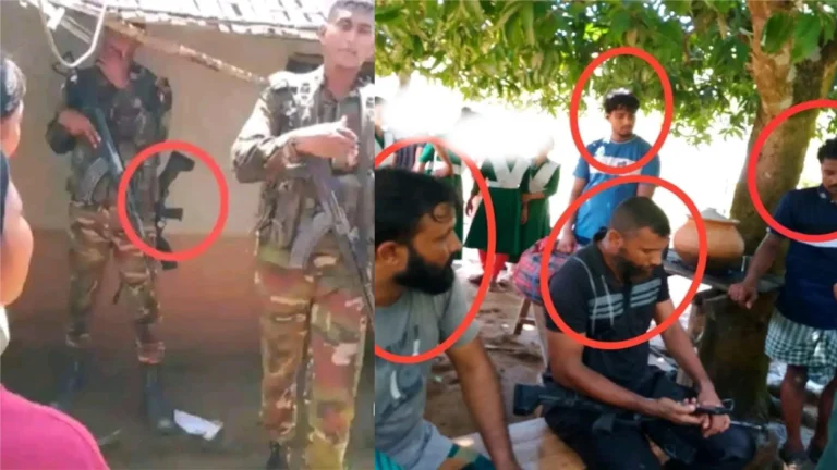 মানিকছড়িতে জনগণের হাতে আটক রহস্যময় ৬ সশস্ত্র বাঙালি, সেনাবাহিনী কর্তৃক উদ্ধার ও উত্তেজনা