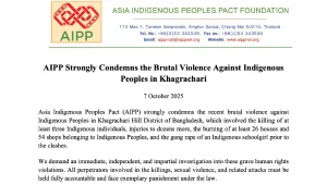 AIPP strongly condemns the brutal violence against indigenous peoples in Khagrachari 