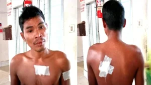 নেত্রকোনার দুর্গাপুরে এক আদিবাসী গারো যুবককে ছুরিকাঘাত