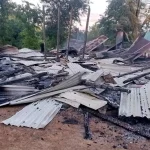 Bengali settlerss vandalize and loot the homes of 10 Jumma people, and set fire to one house in Baghaichari