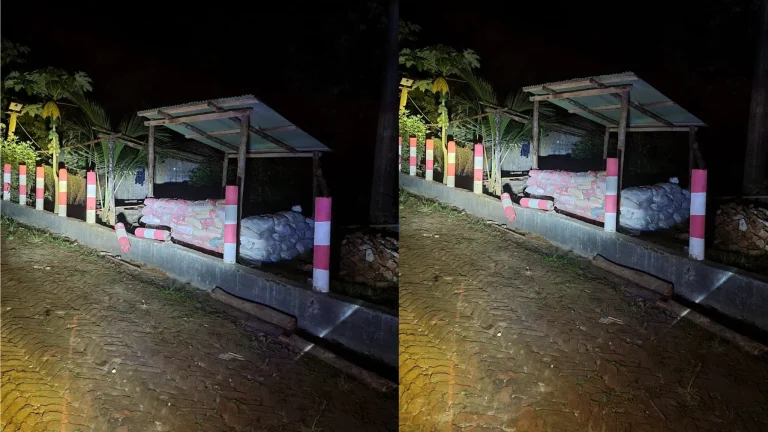 A new army checkpoint set up in Jurachari: causing fear of harassment among the locals