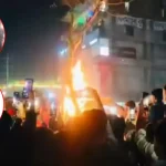 ময়মনসিংহের ভালুকায় এক হিন্দু যুবককে পিটিয়ে হত্যার পর আগুন