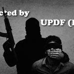A Jumma villager abducted by UPDF (Prasit) armed terrorists in Logang