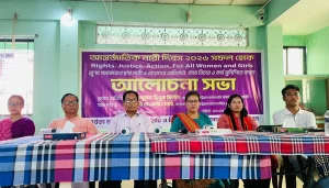 জুম্ম সমাজে নারীদের অধিকার, ন্যায়বিচার ও কর্ম সুনিশ্চিত চেয়ে বান্দরবানে আন্তর্জাতিক নারী দিবস পালিত