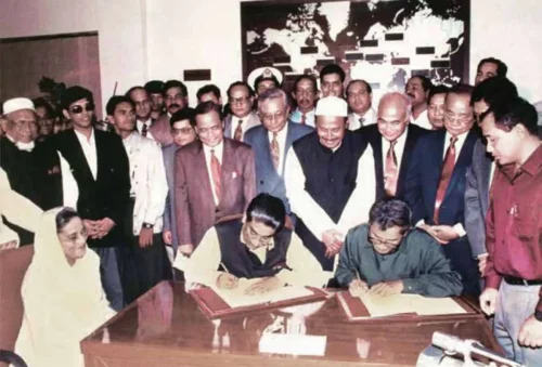 Signing of the historic CHT Accord 1997